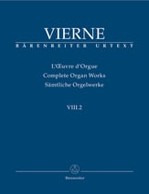 Complete Organ Works VIII .2, Op. 31 Organ sheet music cover